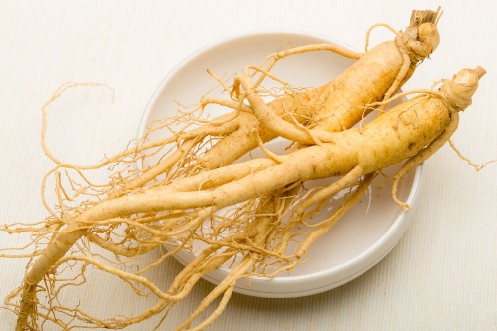 Ginseng root is the basis of a penis-enlarging tincture